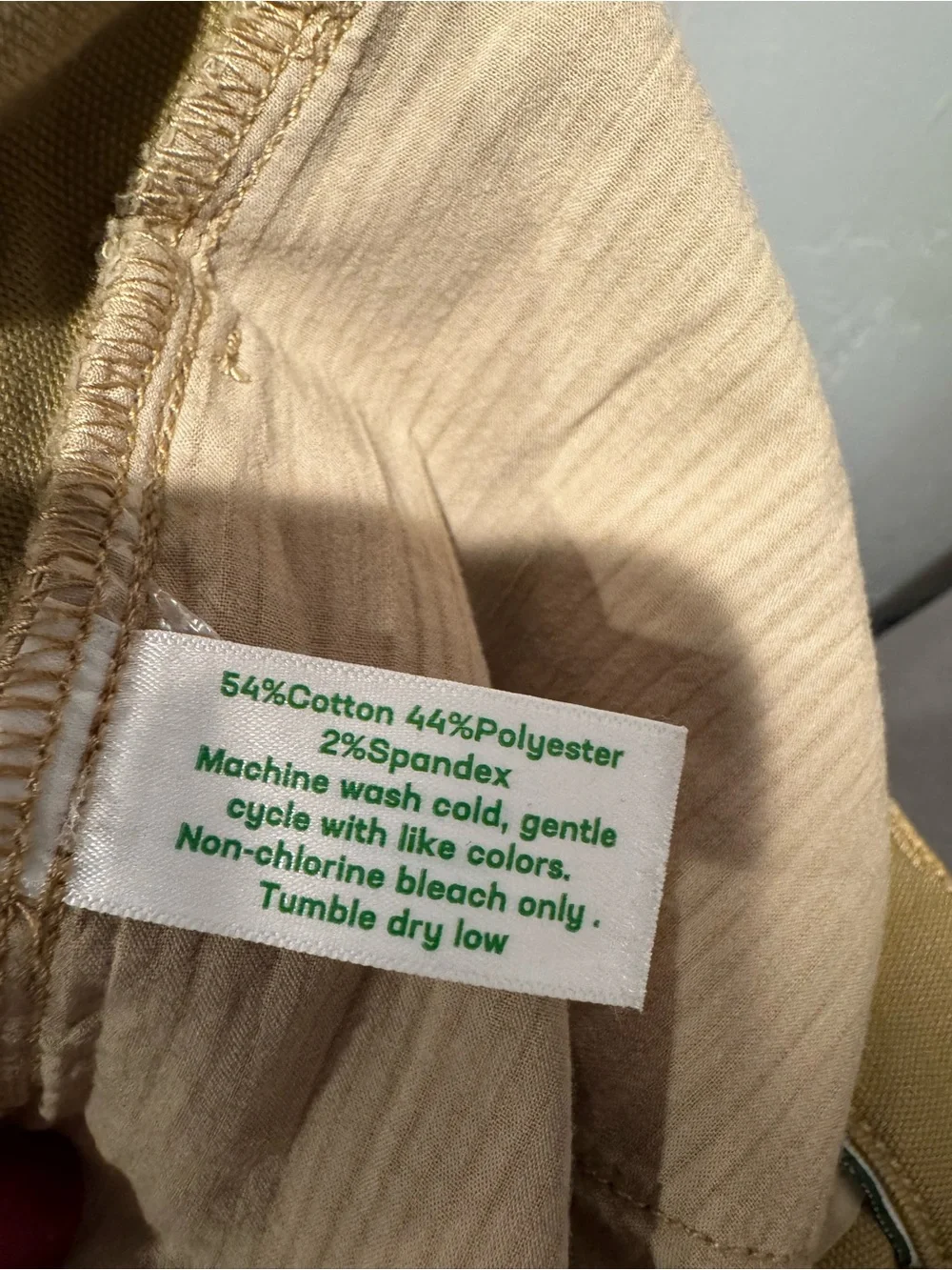 Criquet Golden Tan Chino Pants